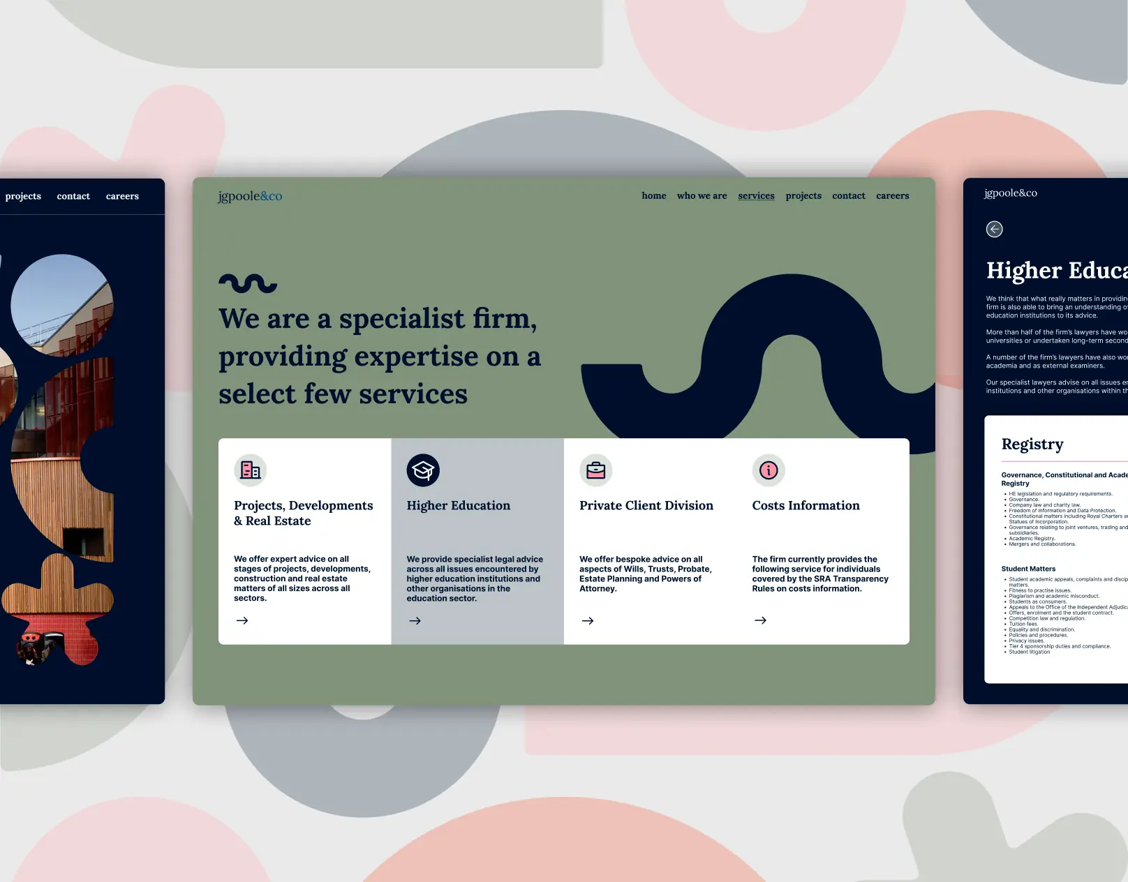 geometric patterns under ui